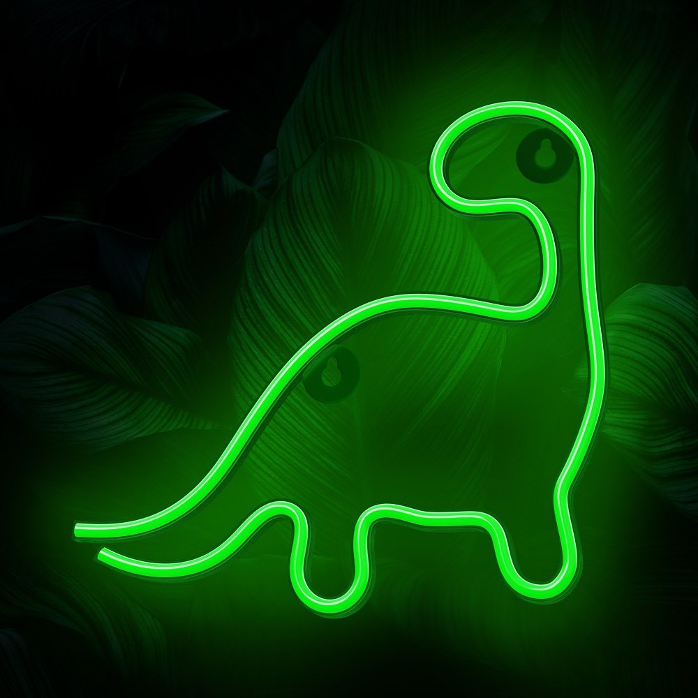 Neon LED DINOZAUR zielony NNE01 Neolia